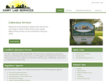 Tablet Screenshot of dairylab.com